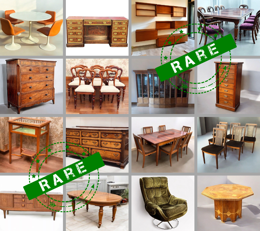 We're Rare! Largest Antique/ Vintage Furniture Warehouse for miles!