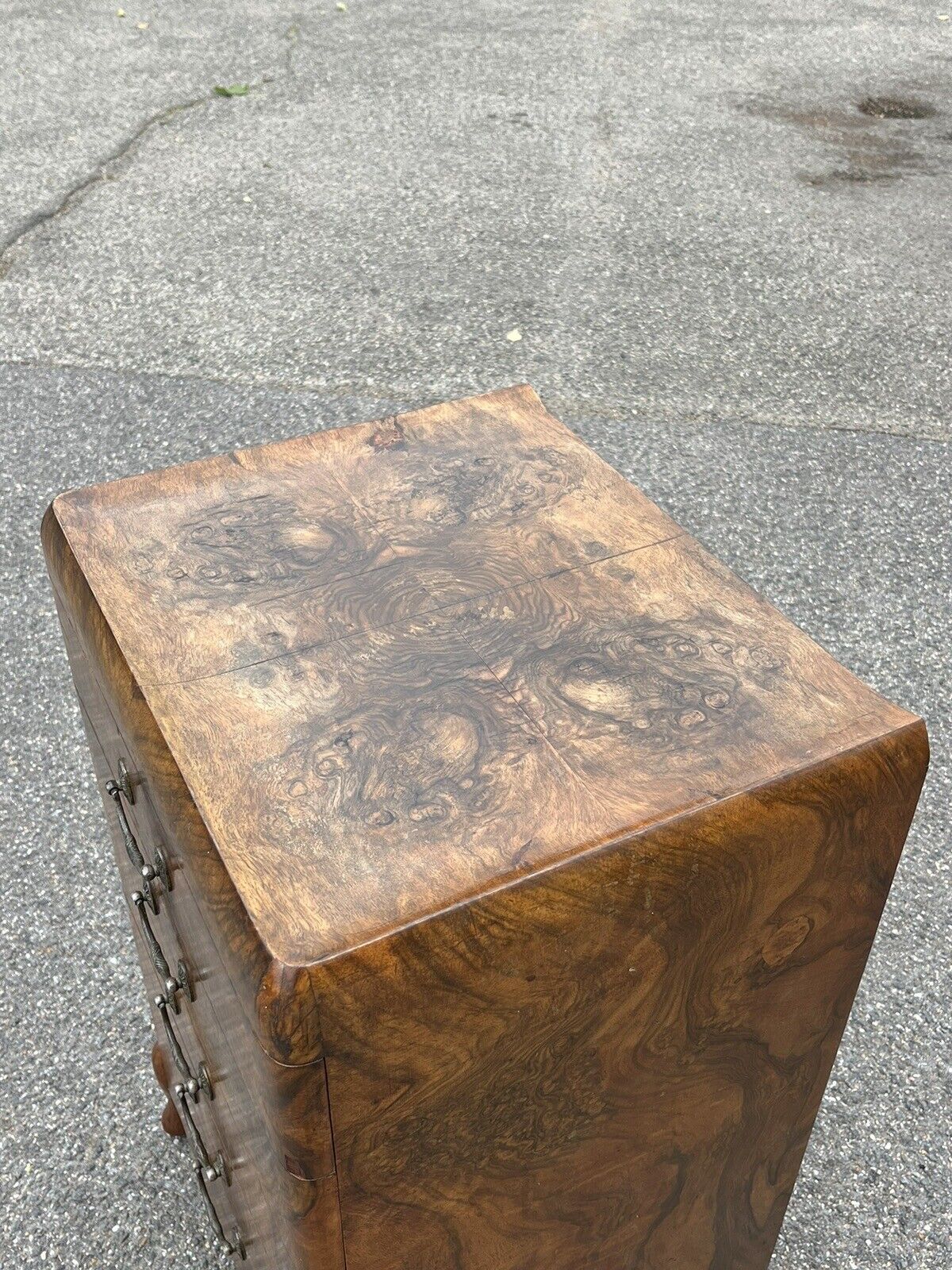 Art Deco Walnut Chest Of Drawers.Maurice Adams Of London W1.   Amazing Quality.