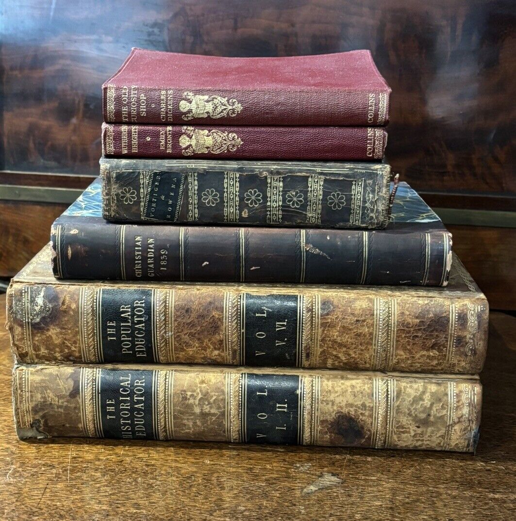 Collection Of Antique Books