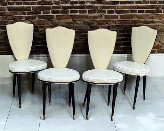 Mid Century Dining Chairs. Set Of 4