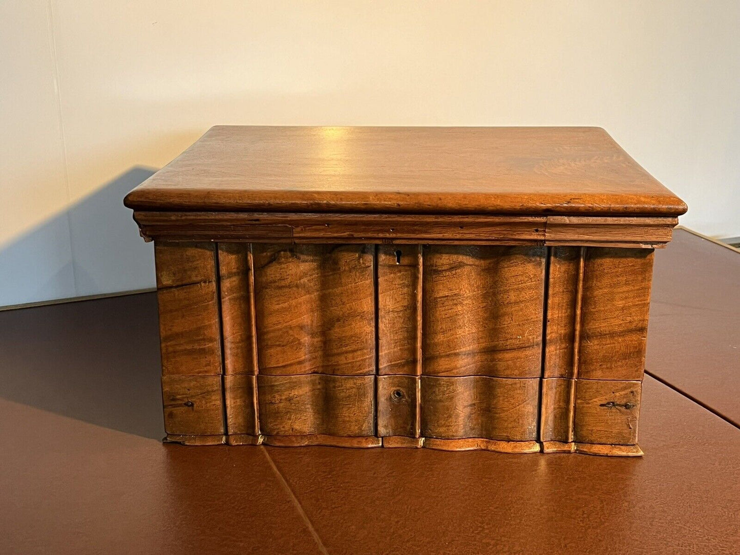 Victorian Walnut Jewellery/ Trinket Box With Drawer