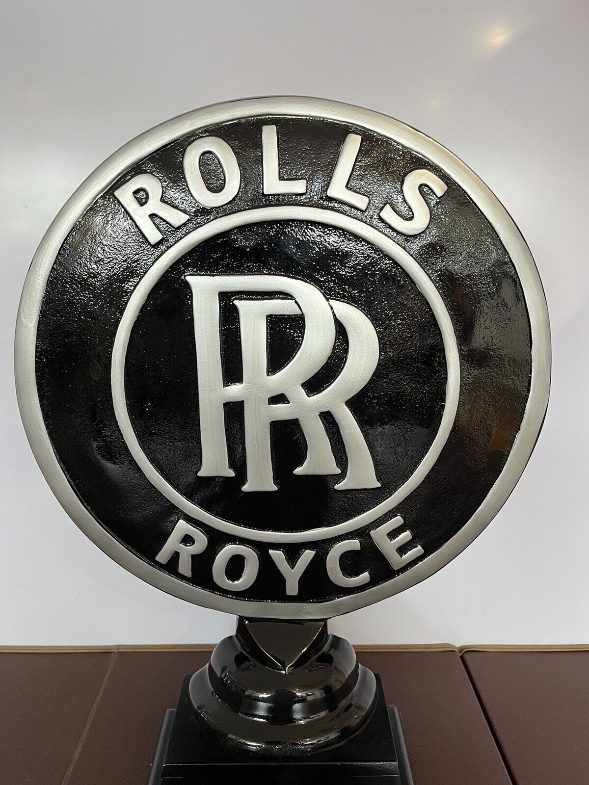 Rolls Royce Garage Advertising Metal Sign. 50 Cms Tall