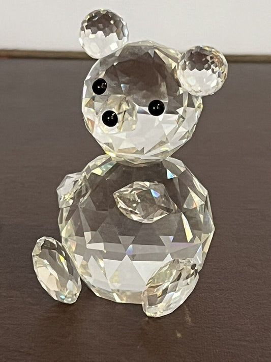 Swarovski Crystal Swan Signed Teddy Bear