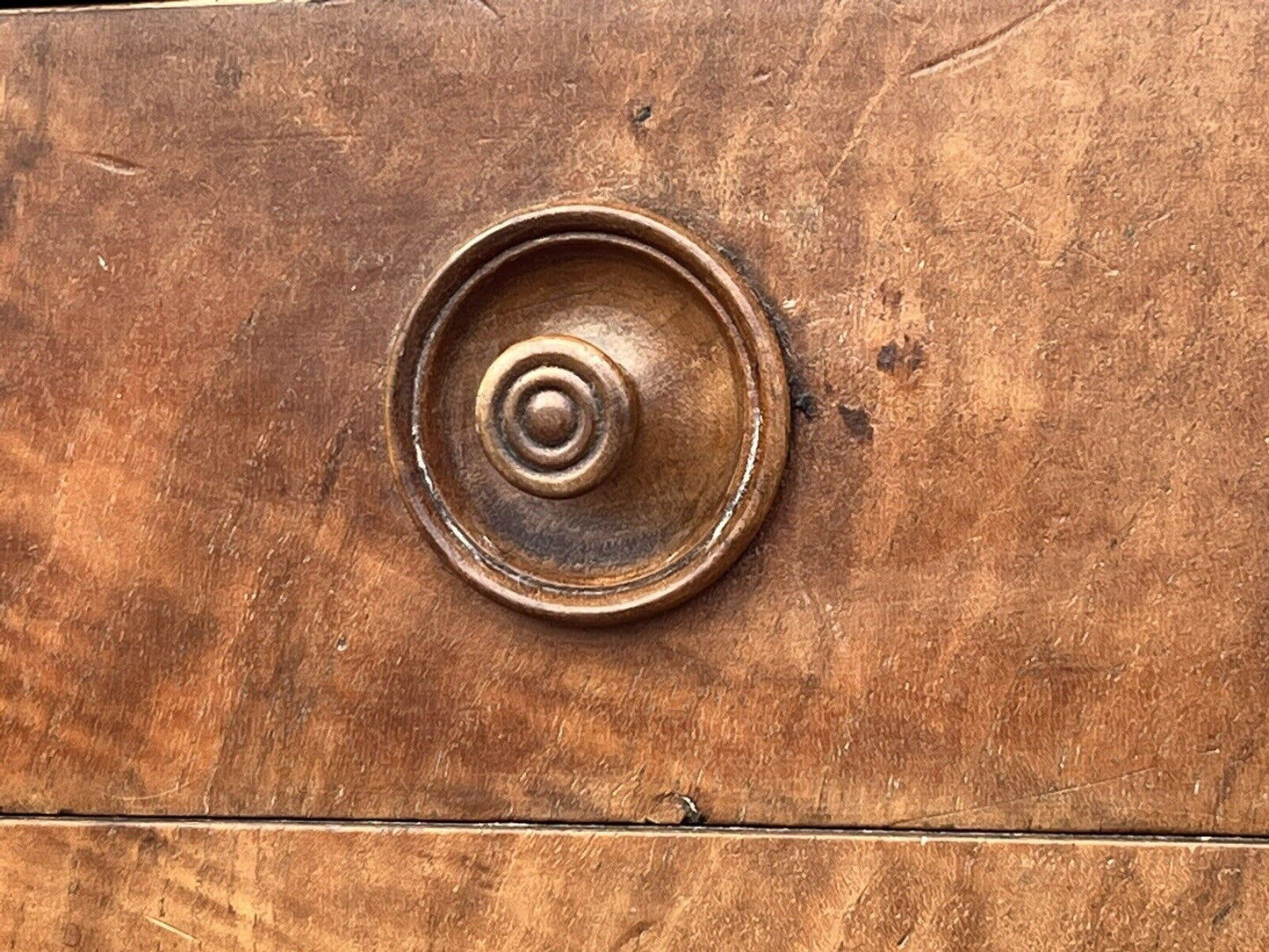 Arts & Crafts Walnut Chest Of Drawers.