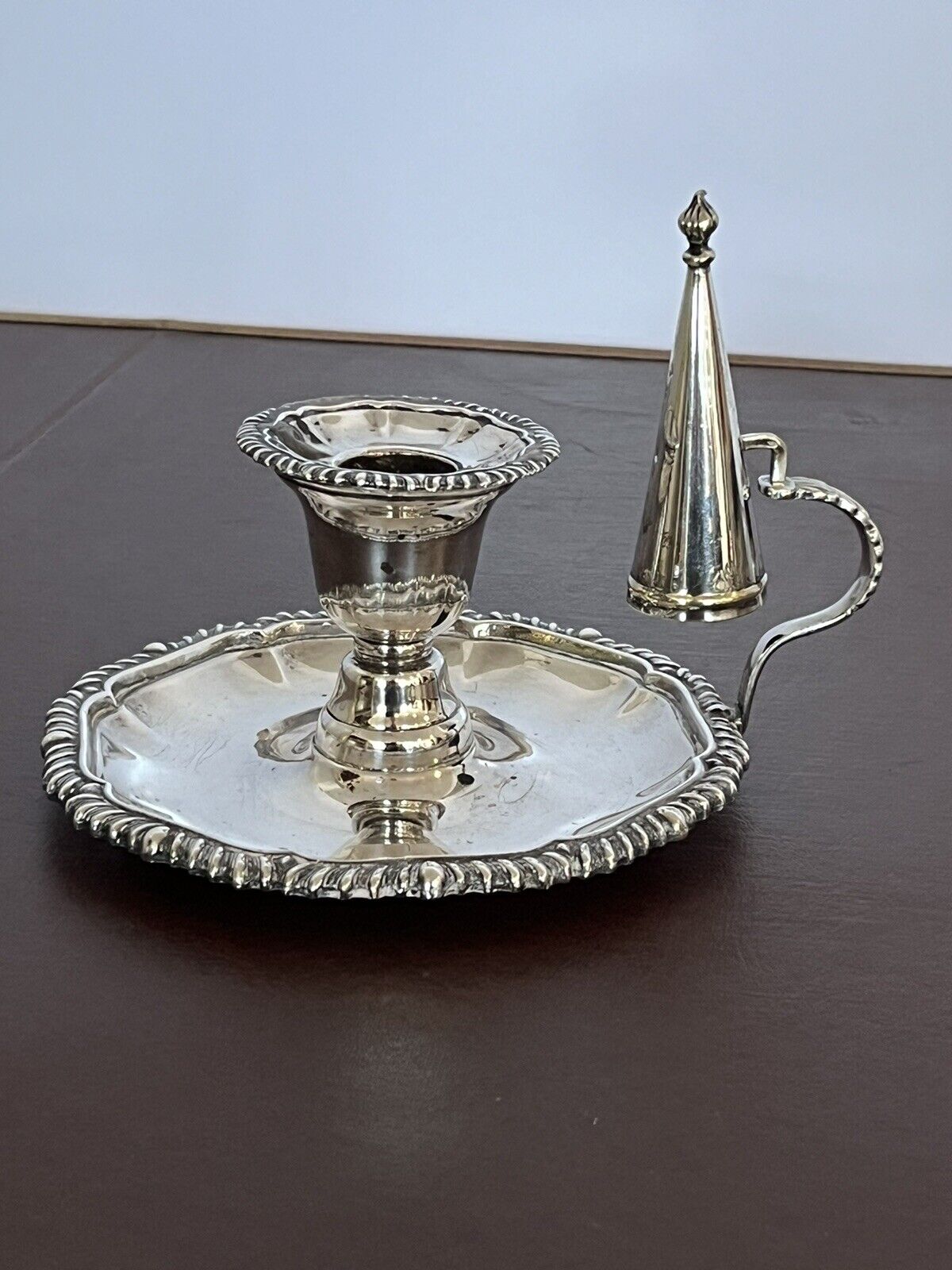 Antique Silver Plate Candlestick