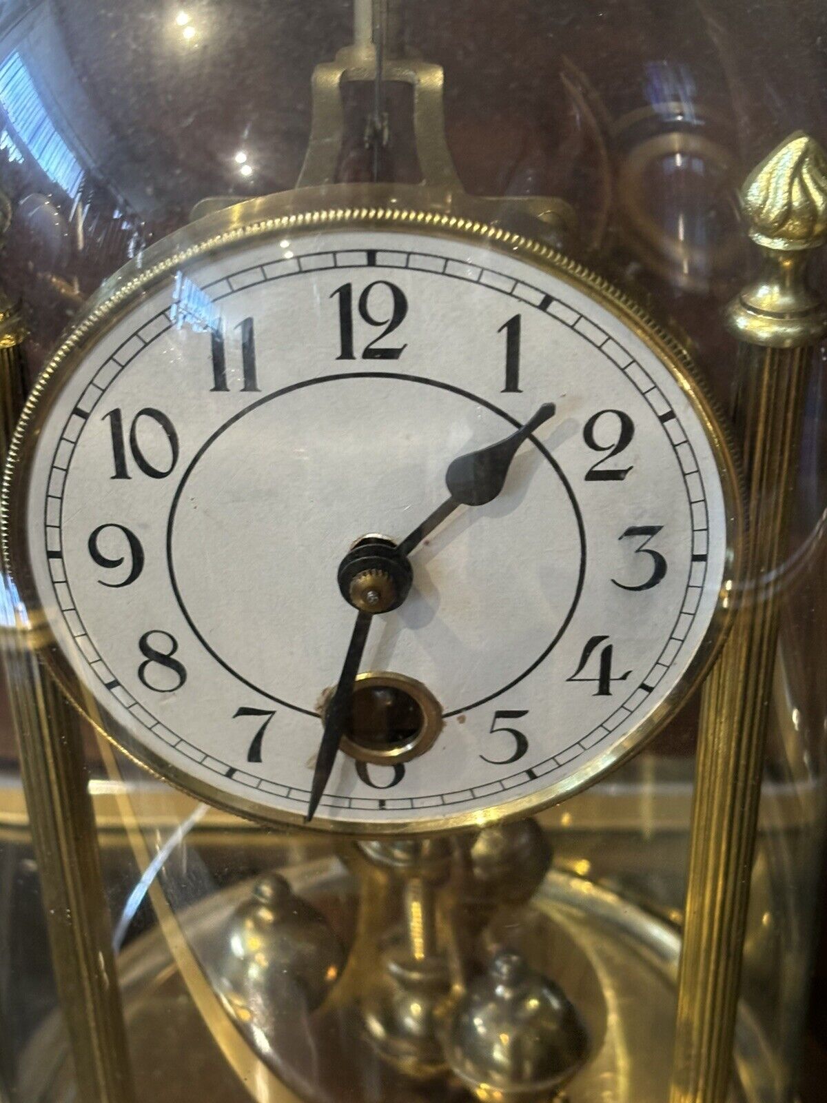 Brass Year Going Anniversary Clock.