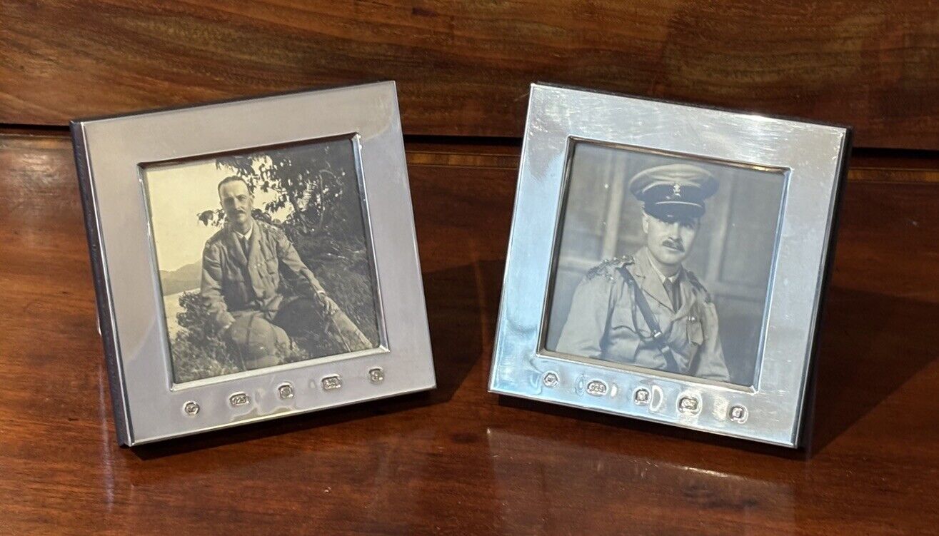 Pair Of Hallmarked Silver Photo Frames.