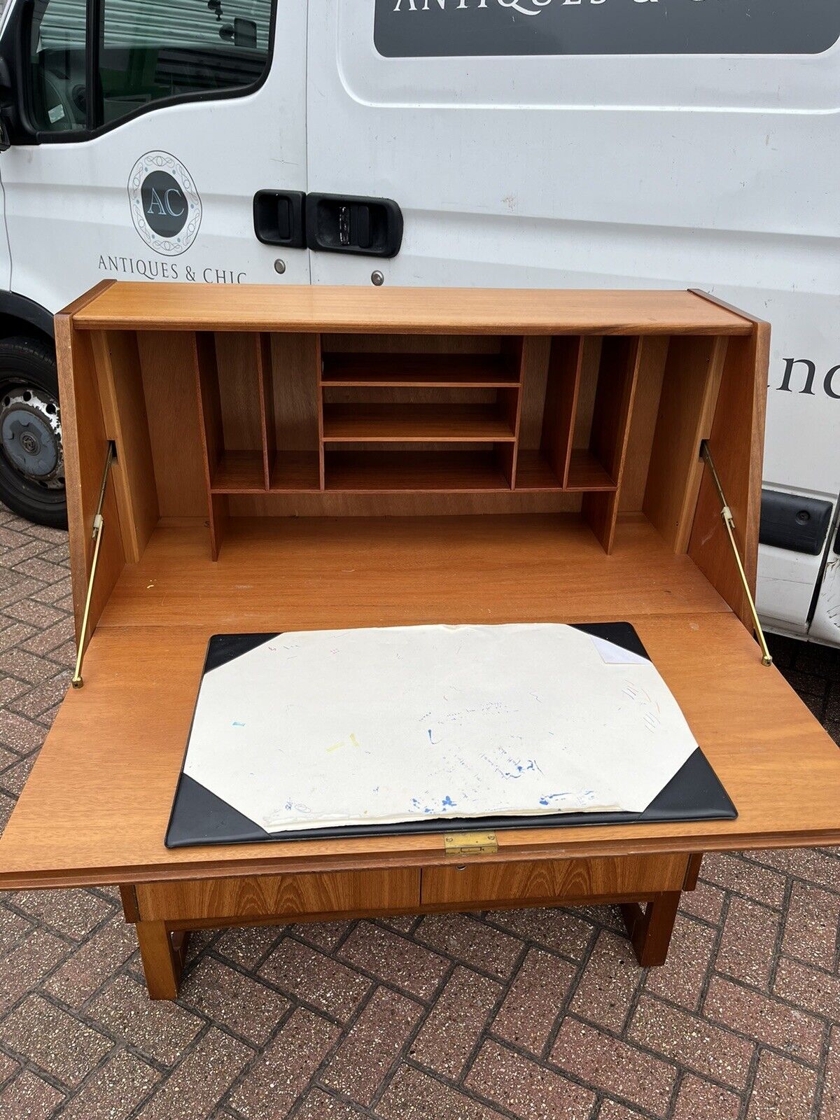 Danish Mid Century Teak Desk / Bureau