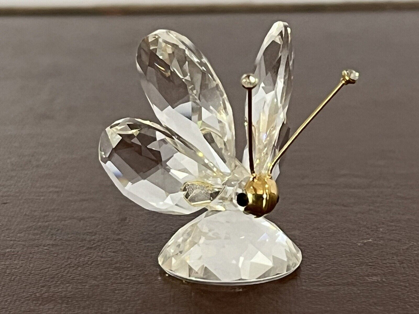 Swarovski Crystal Swan Signed Butterfly