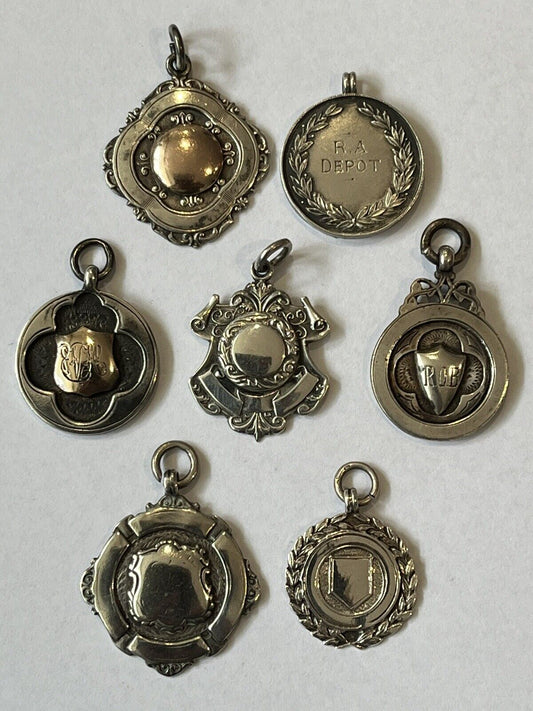 Solid  Silver Fob Collection