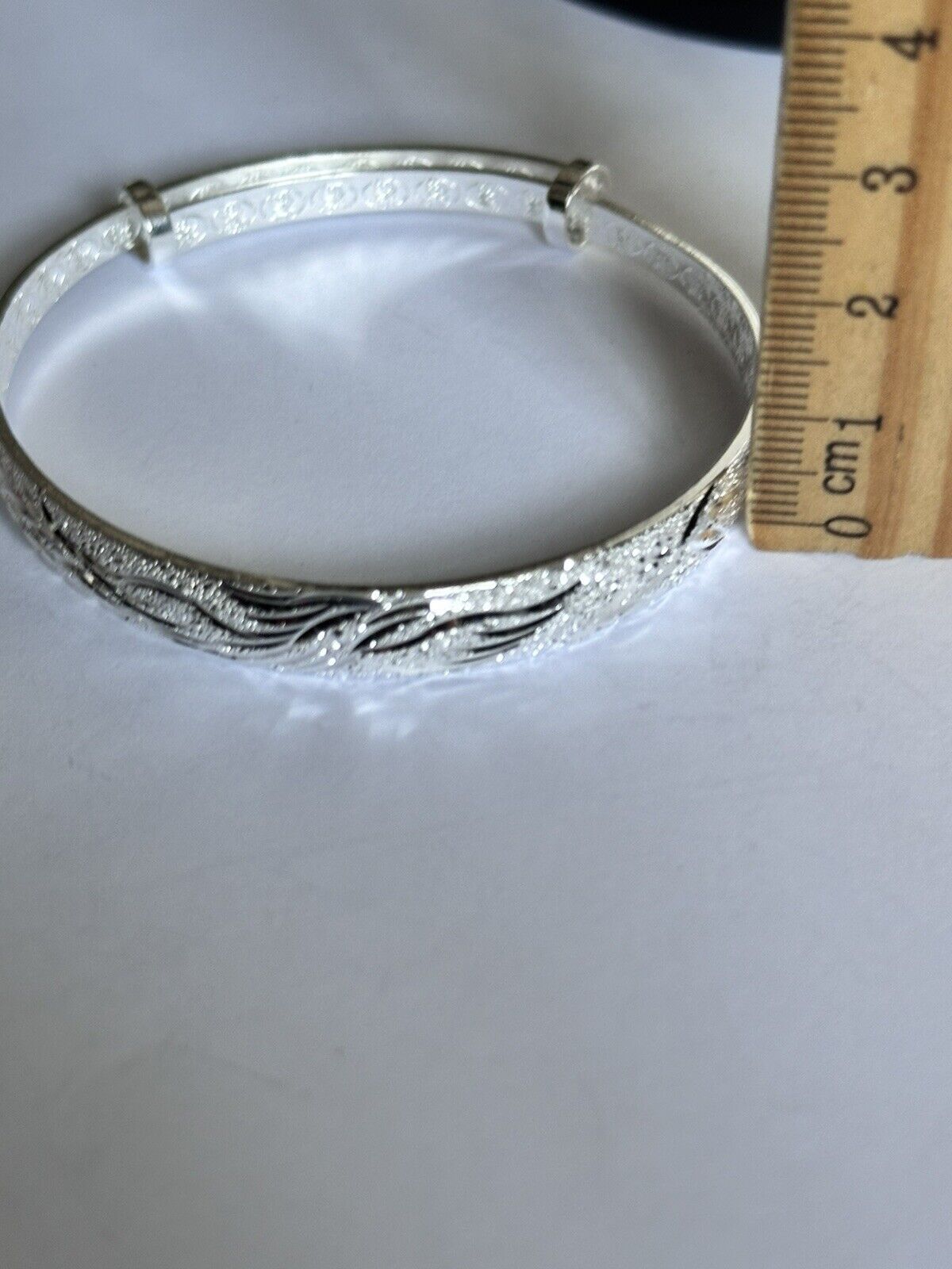 Silver 925 Bangle Bracelet 26.65g