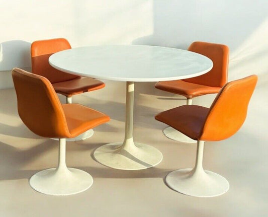 Mid Century 1970's Broderna Johanson Dining Table & Chairs