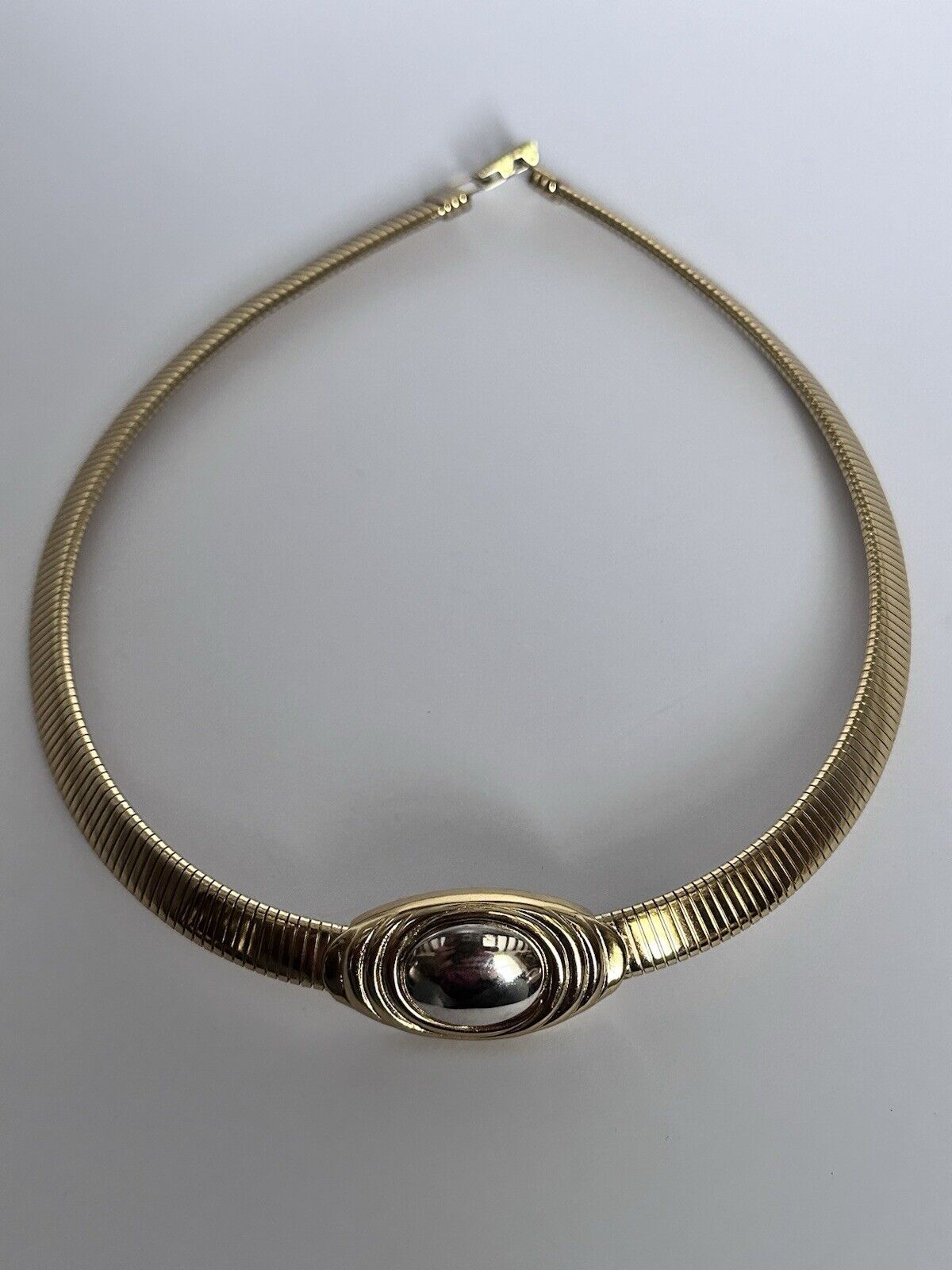 Vintage Kenneth J Lane Gold Plated Collar Necklace