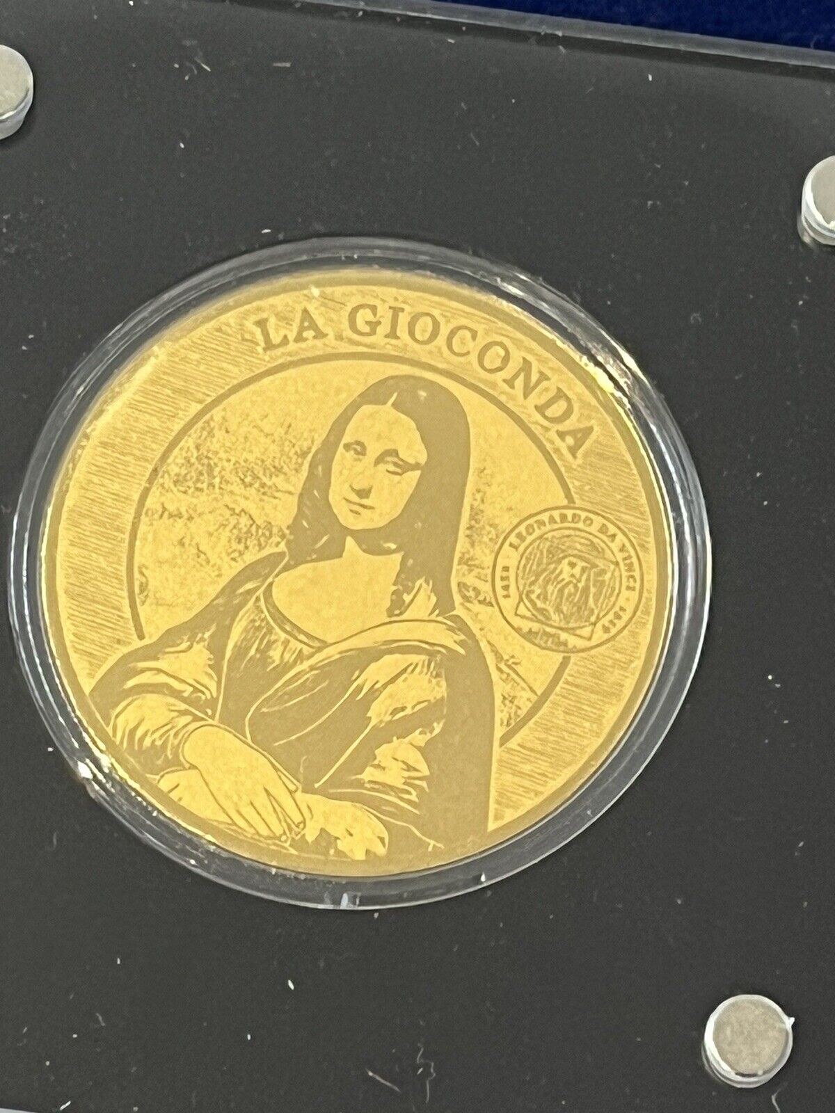 24ct Gold 6 Coin Da Vinci Collectors Set. No 1687 Of 5000