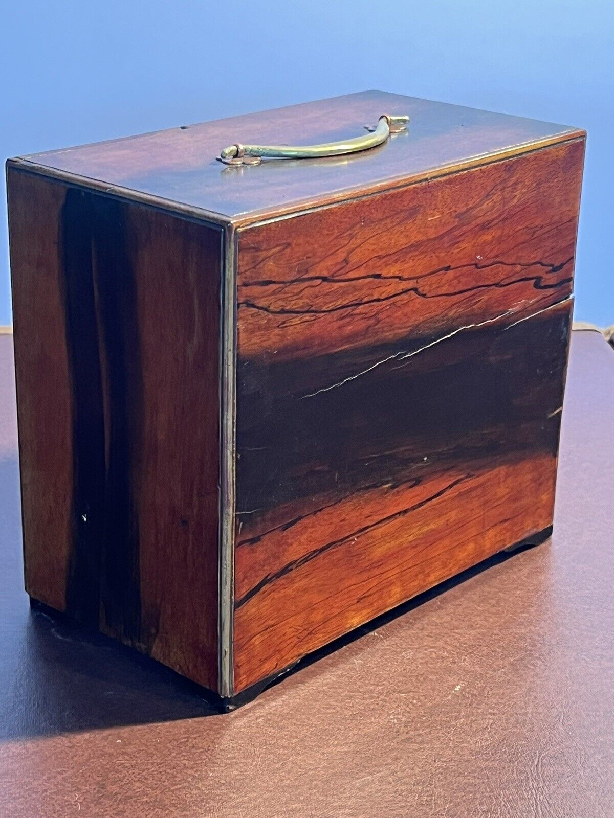 Edwardian Jewellery Or Trinket Box. With Secret Drawers.