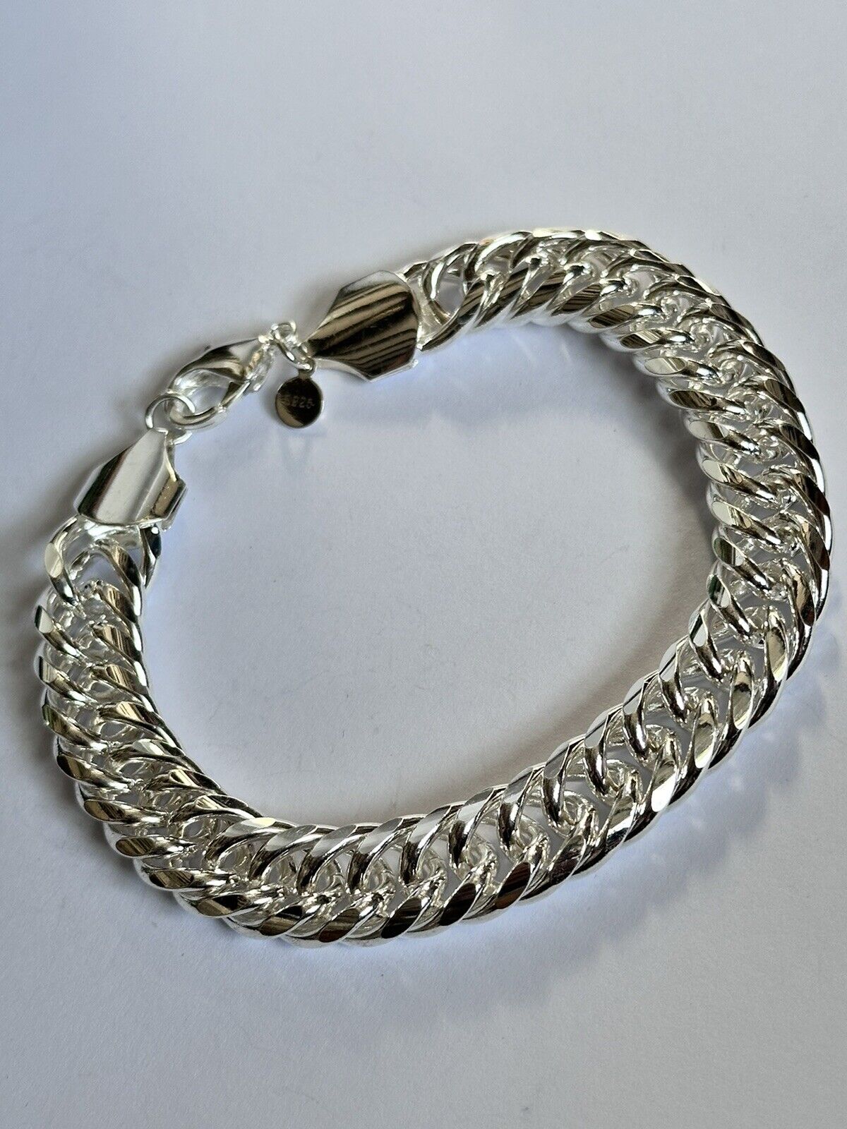 Silver 925 Chain Link Bracelet 60.87g