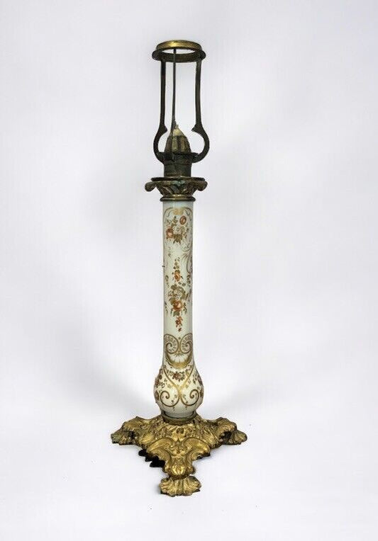 19th Century Palmer & Co Candle Table Lamp