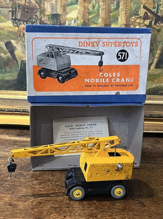 Dinky Supertoys Boxed Cole's Mobile Crane