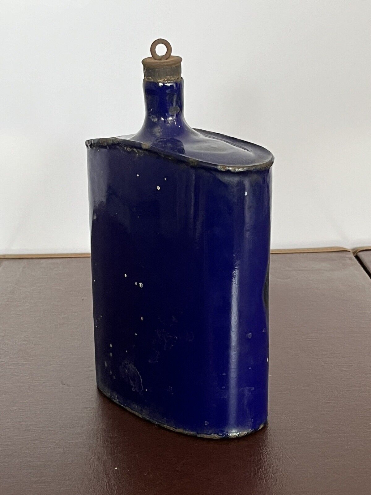 British WW1 Canteen, Blue Enamel