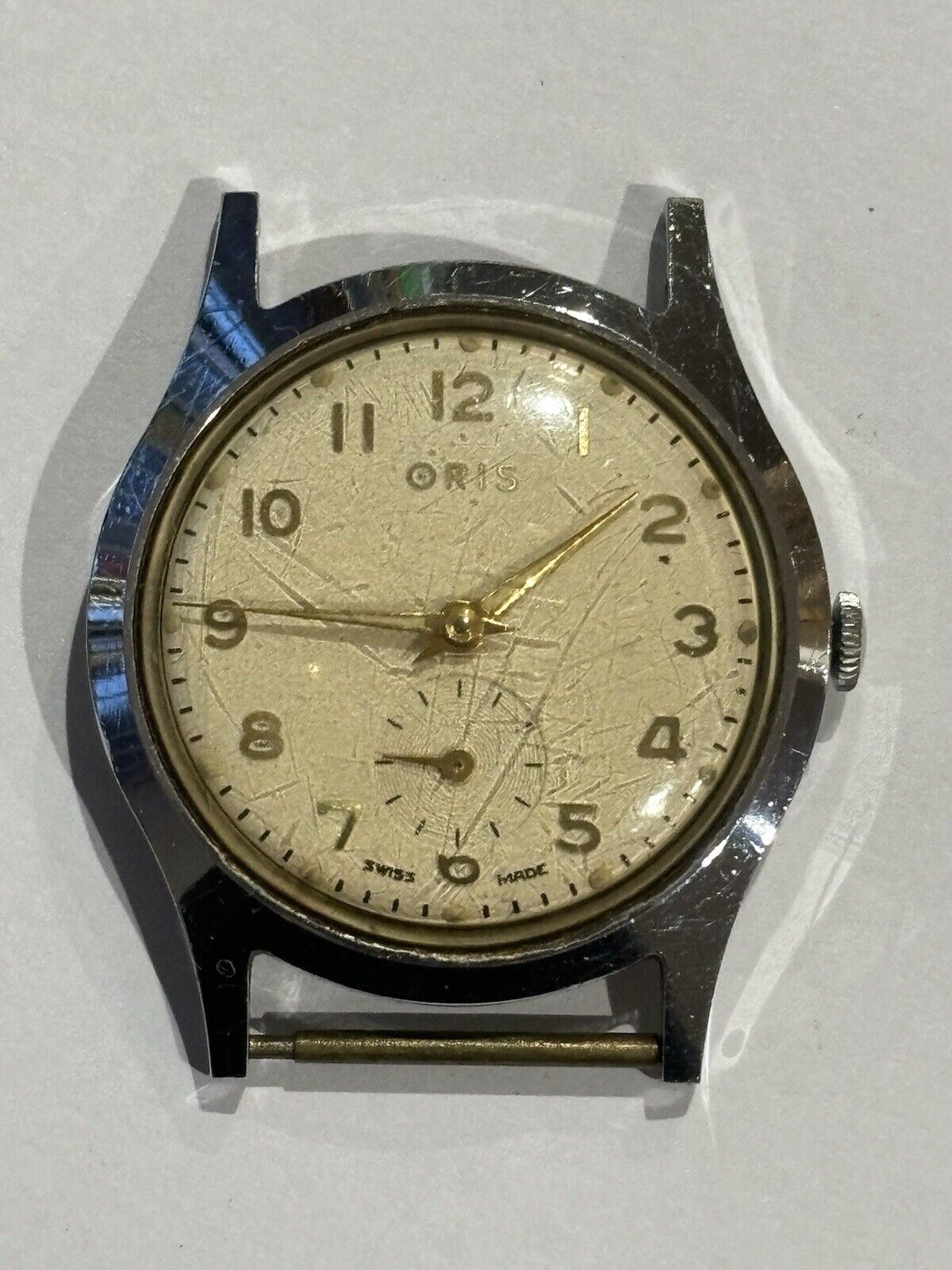 Vintage Men's Wristwatch. When Wound Ticking away Nicely