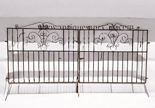 Pair Of Old Cast Iron Driveway Gates