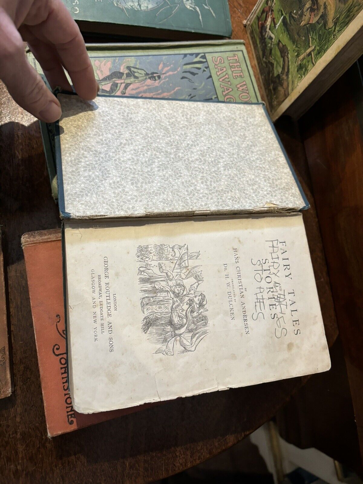 Collection Of Antique Books