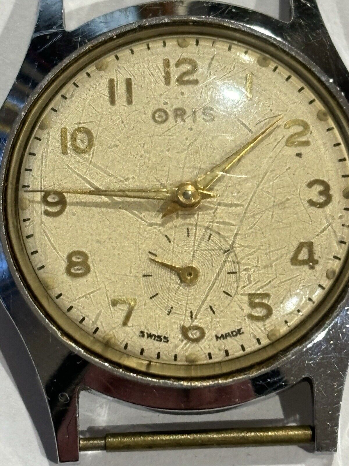 Vintage Men's Wristwatch. When Wound Ticking away Nicely