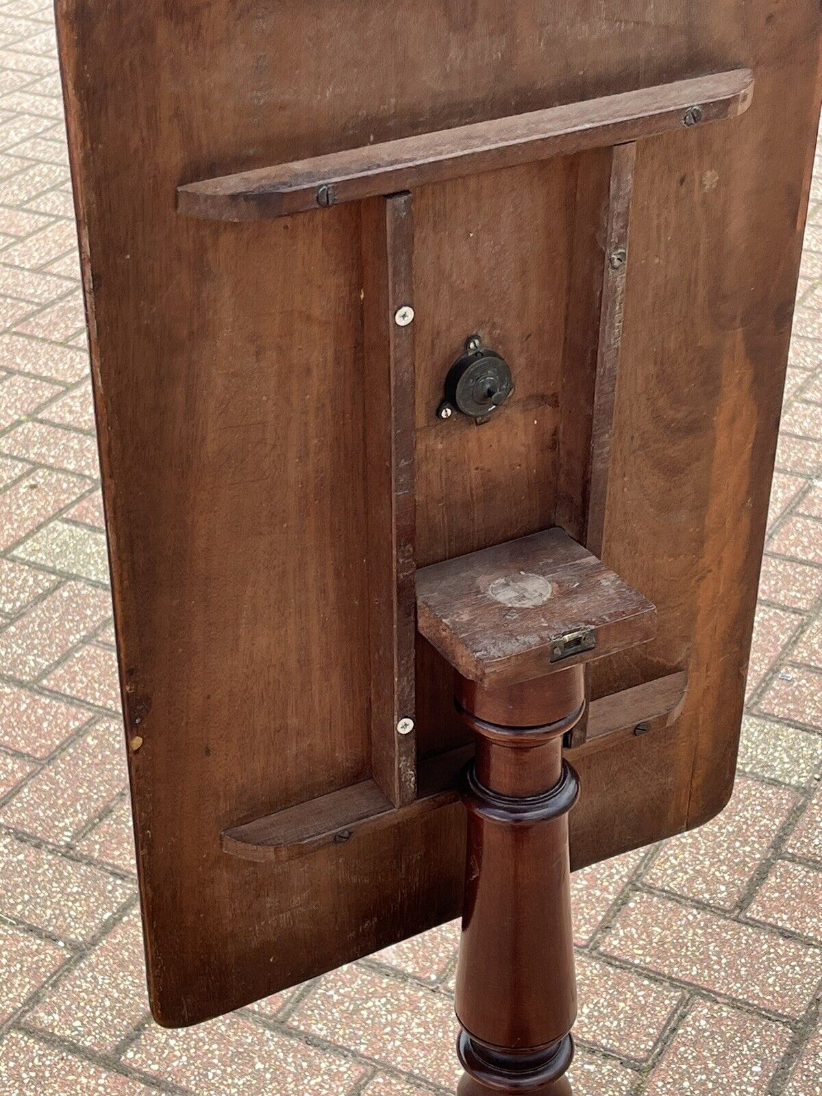 Victorian Tilt Top Mahogany Chess Table.