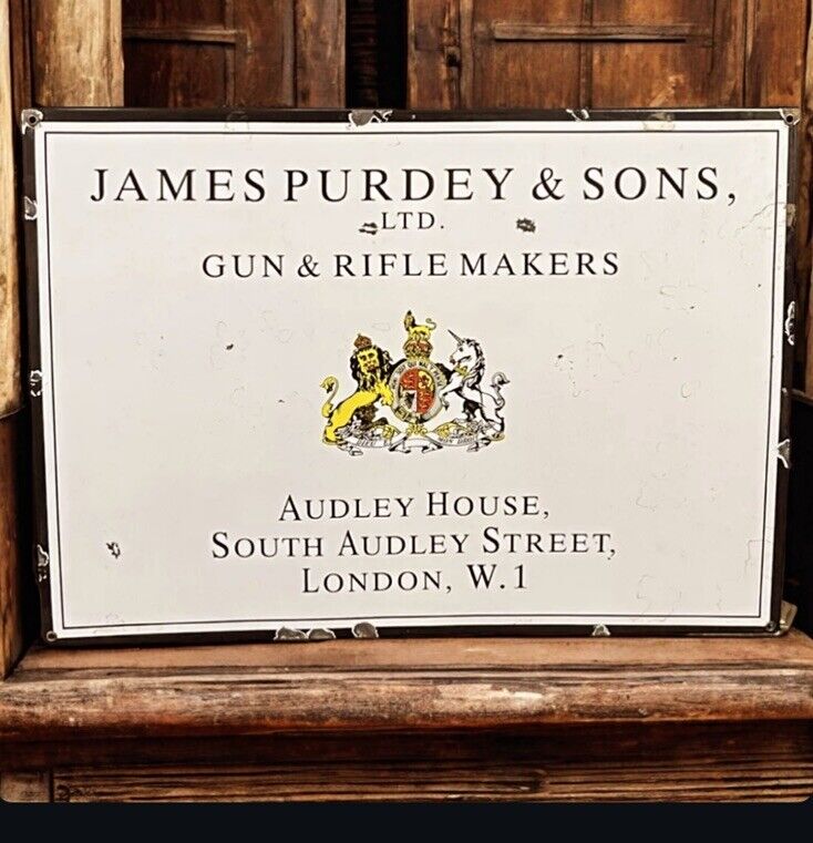 James Purdy & Sons Enamel Sign. We ship Worldwide.