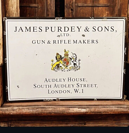 James Purdy & Sons Enamel Sign. We ship Worldwide.