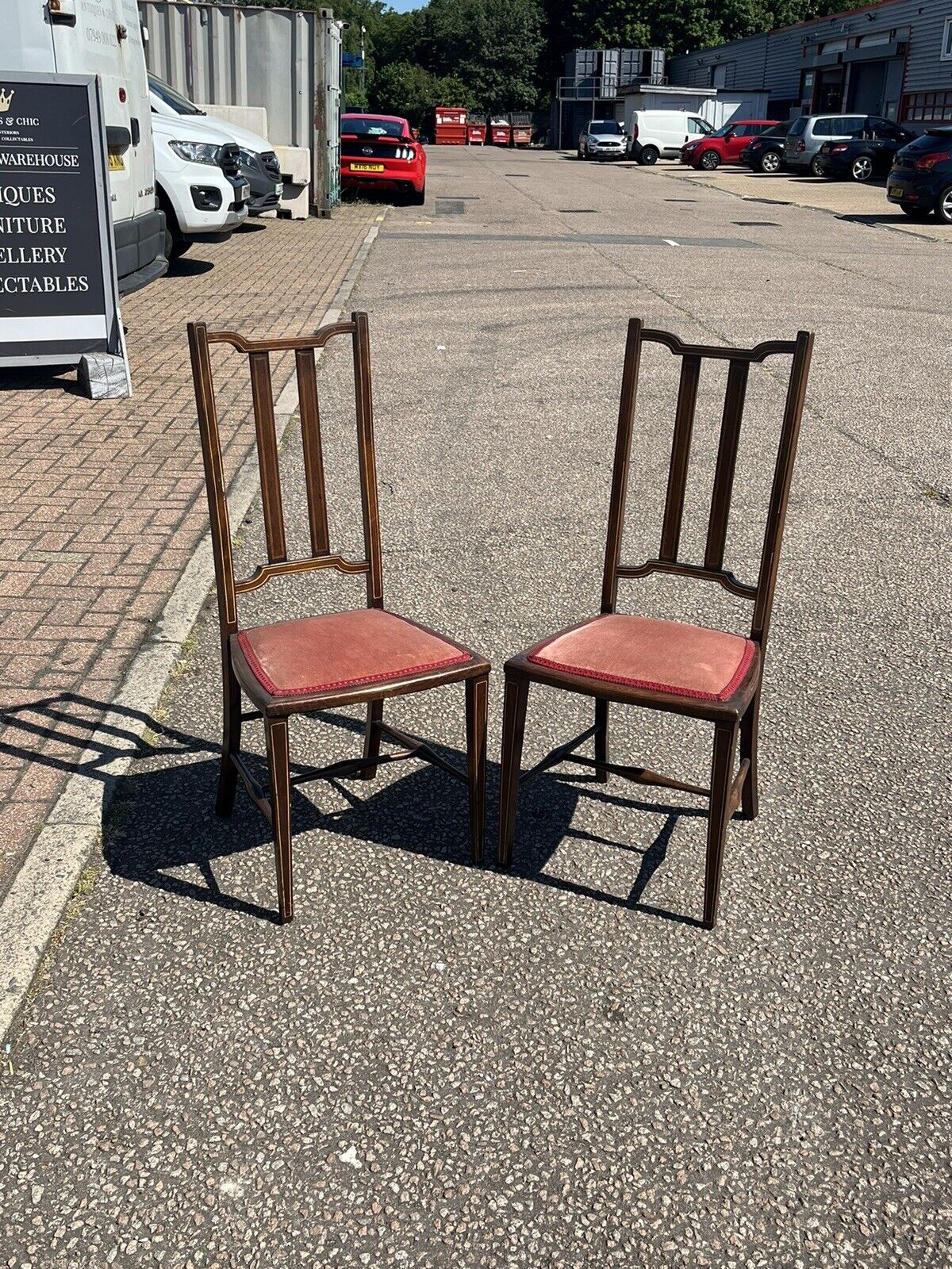 Arts + Crafts Morris and Co Pair Of Chairs