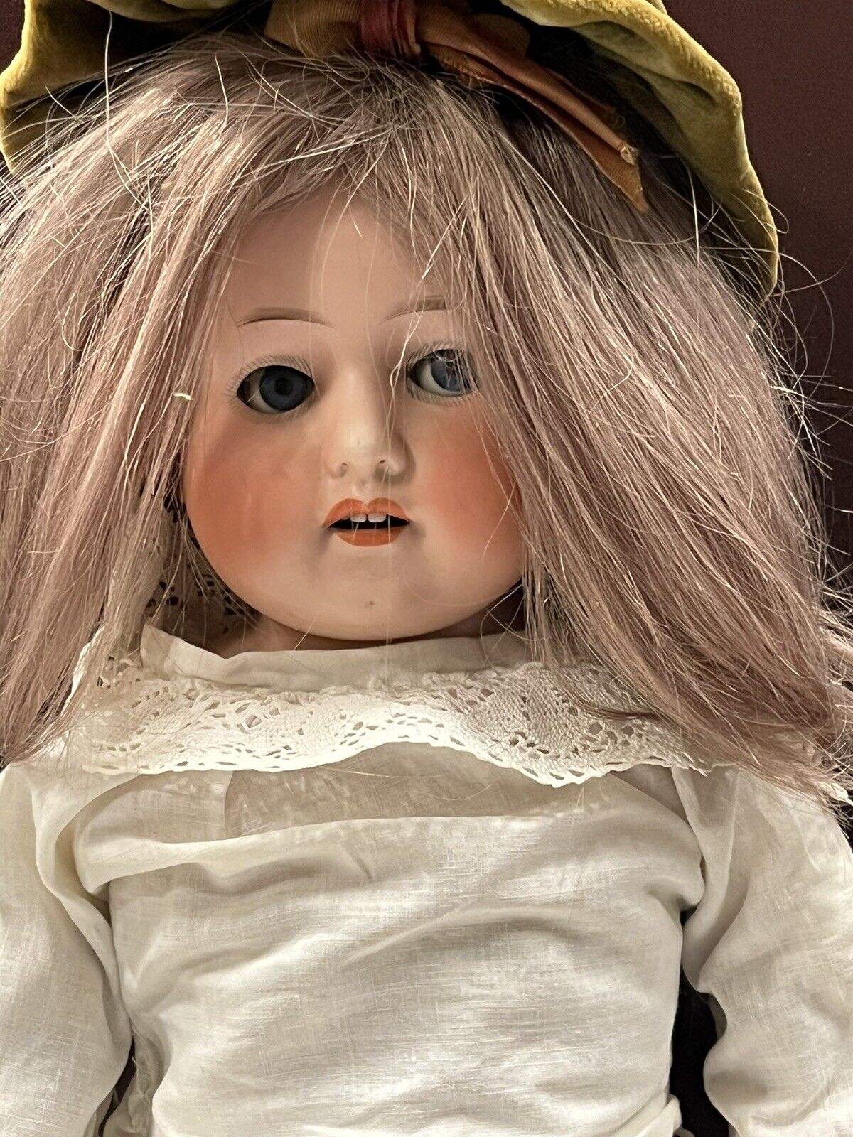 Heubach Koppelsdorf bisque headed doll, 2751 with horse hair filling to body