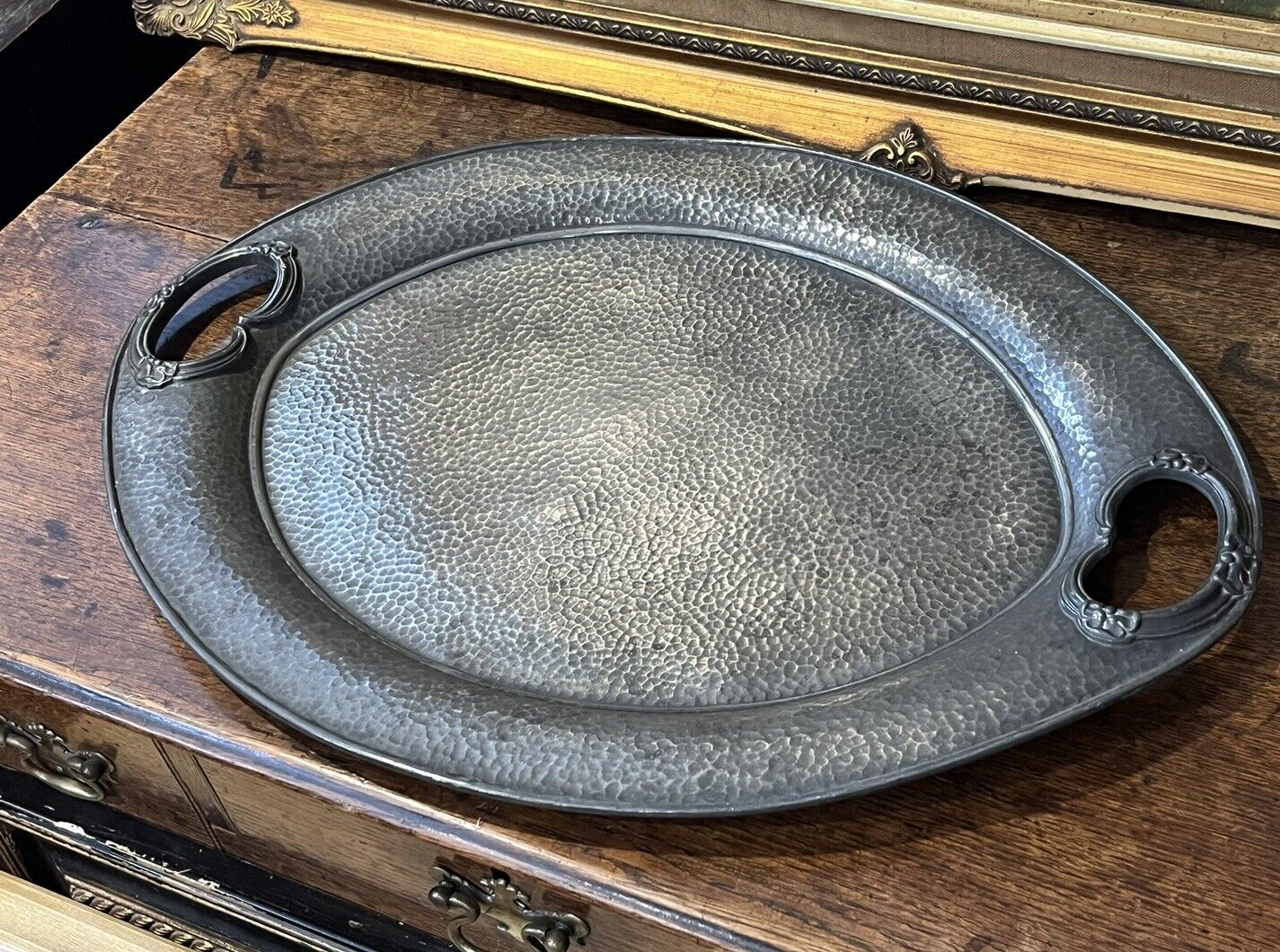 Art Noveau Pewter Tray By Ashberry