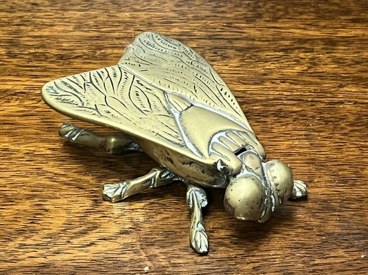 Antique Brass Novelty Fly Vesta