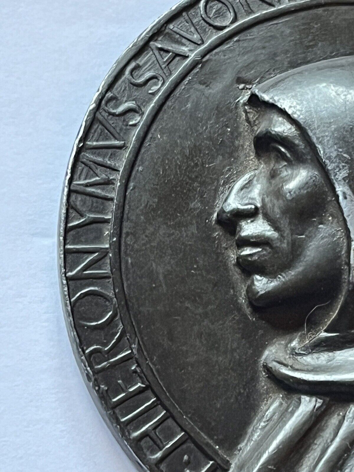 Girolamo Savonarola Medal 1453 , Medal of the preacher Girolamo Savonarola