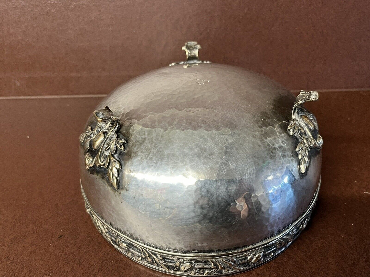 Arts & Crafts 2 Handle Silver Plate Fruit Bowl