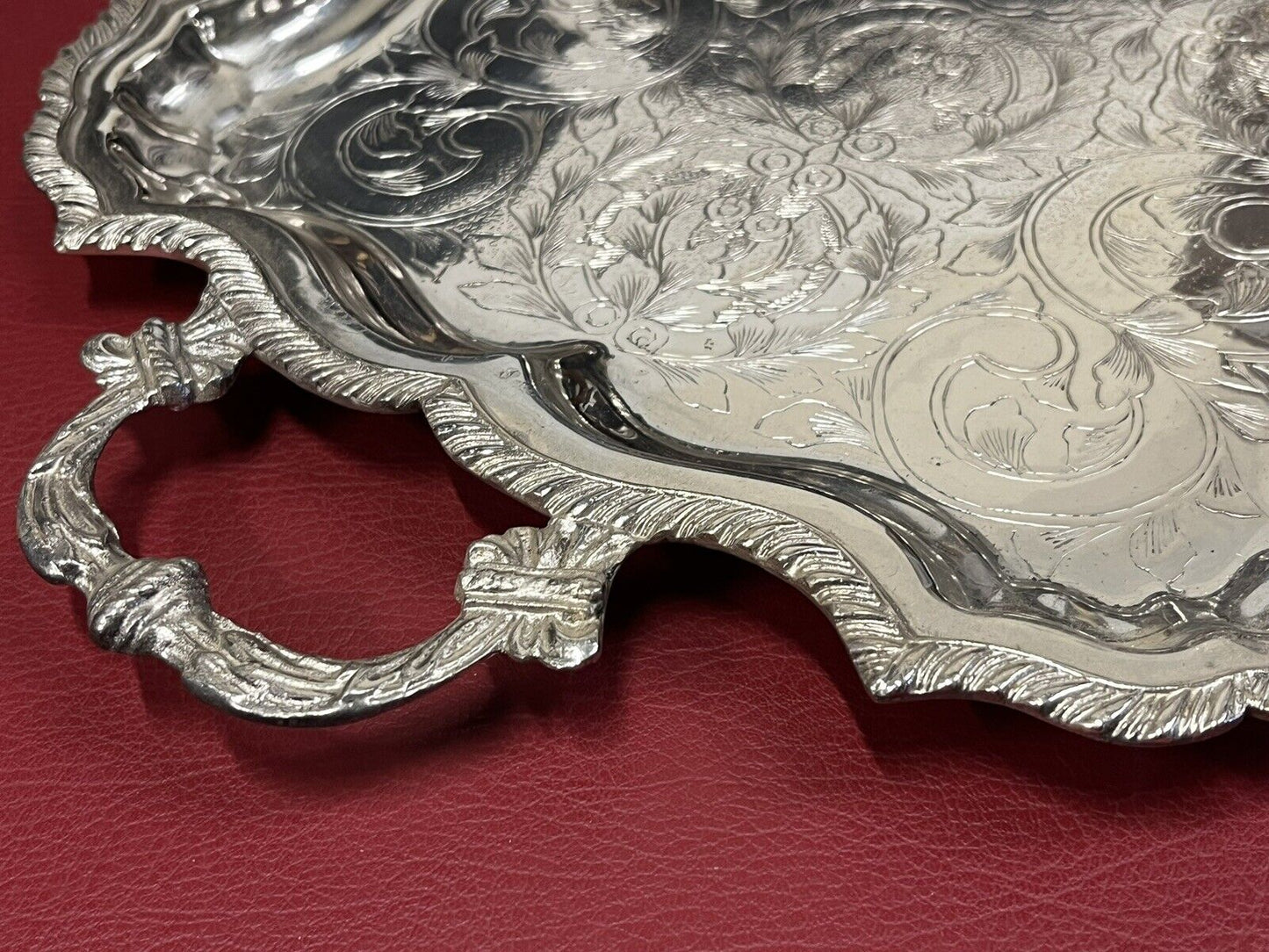 Silver Plate Drinks Tray.