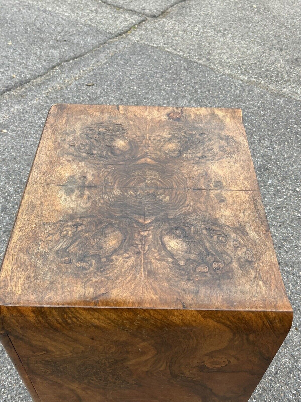 Art Deco Walnut Chest Of Drawers.Maurice Adams Of London W1.   Amazing Quality.