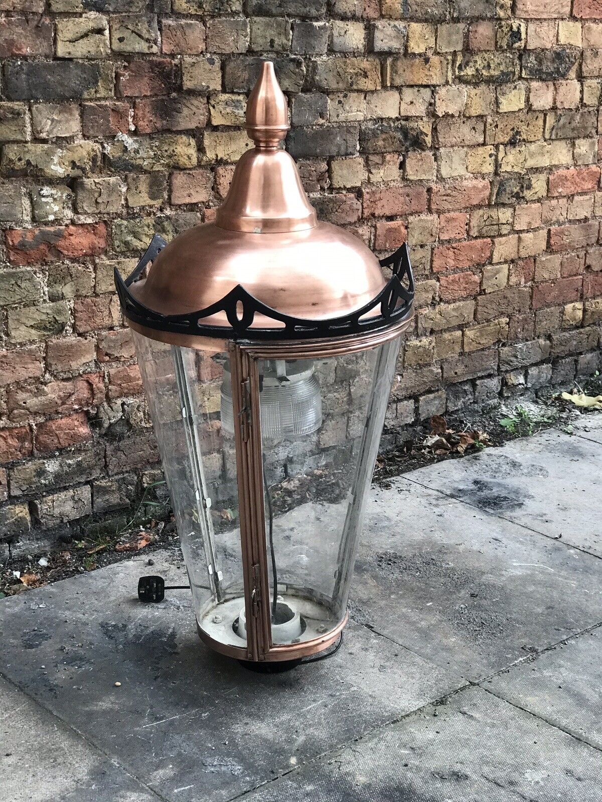 Lamppost Copper Lantern