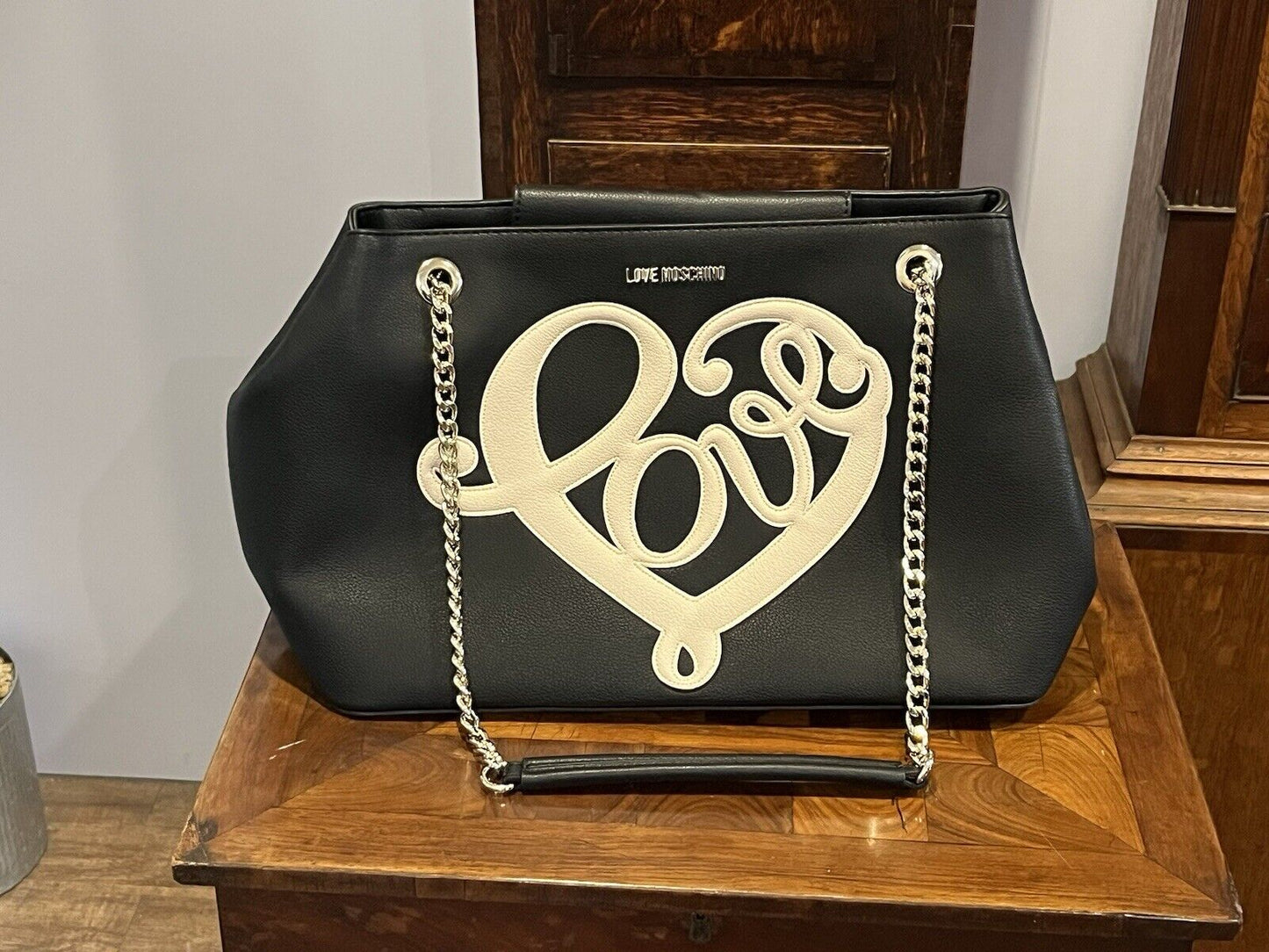 Moschino Handbag With Original Dust Bag