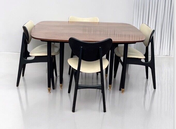 Mid Century G-Plan Extending Dining Table & 4 Chairs