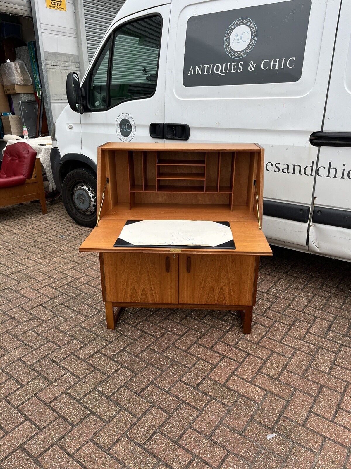 Danish Mid Century Teak Desk / Bureau