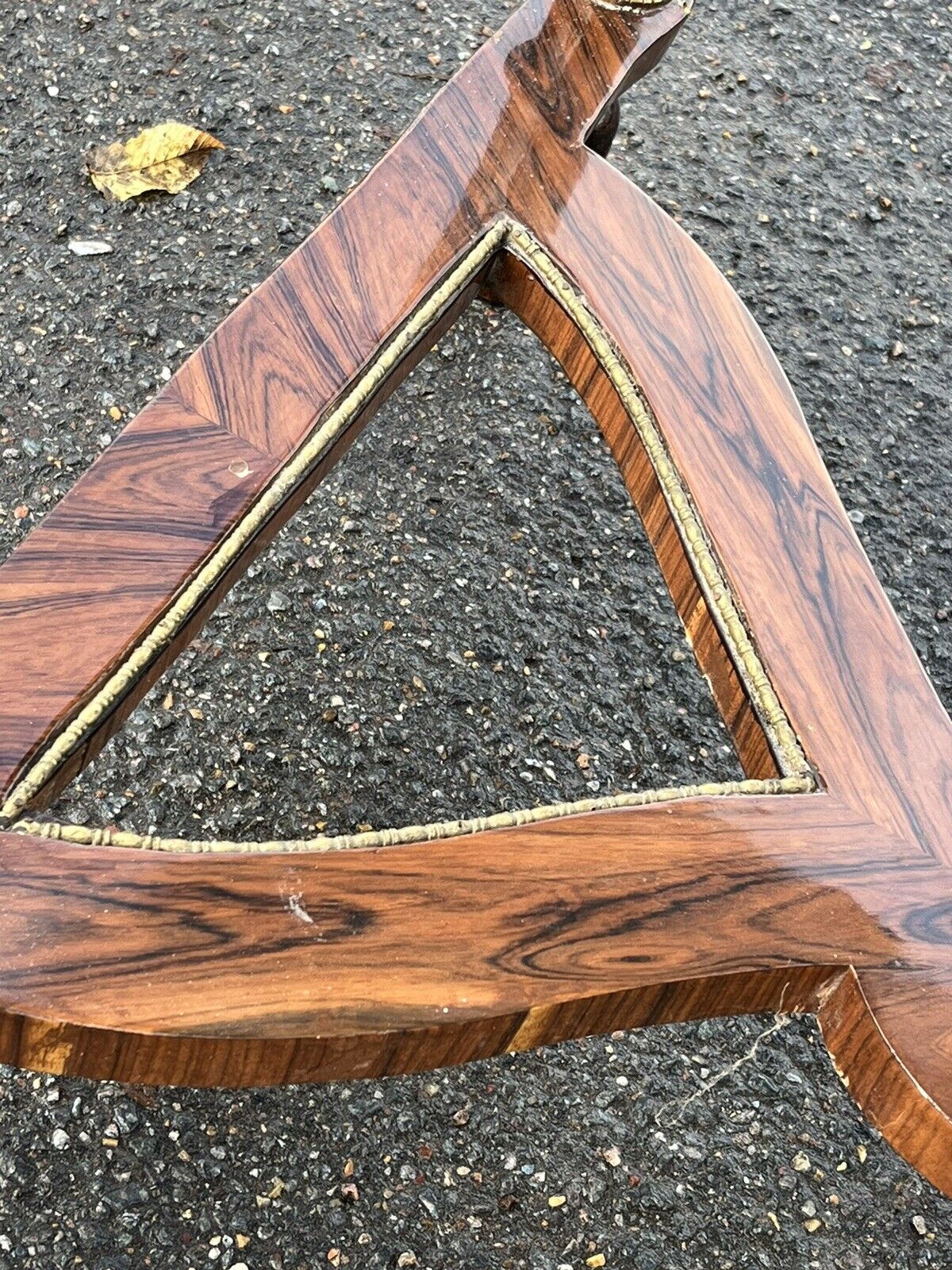 Chess & Games Table With Inlaid Top And Opening Playing Area.