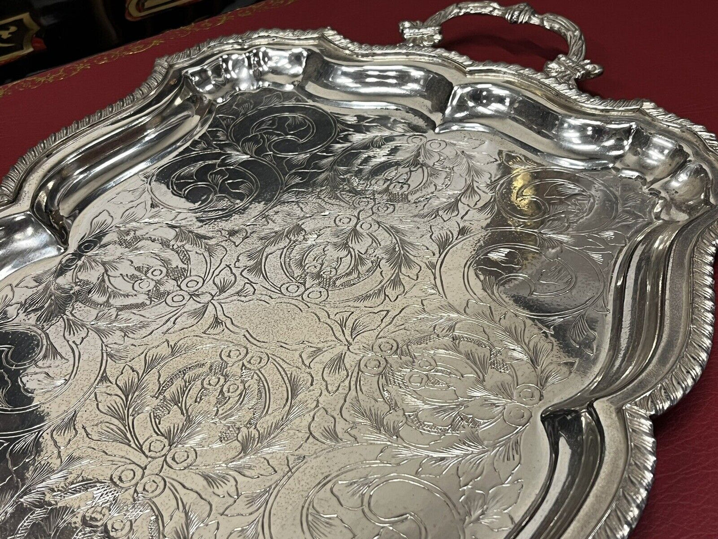 Silver Plate Drinks Tray.