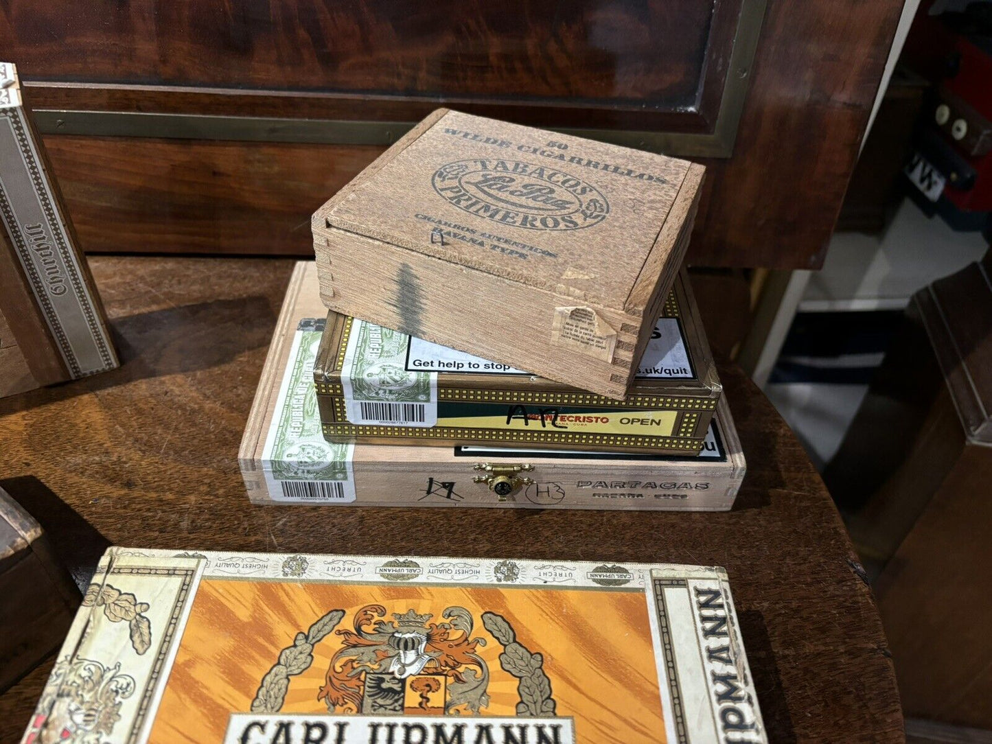 Cigar Boxes And Cigar Cutters