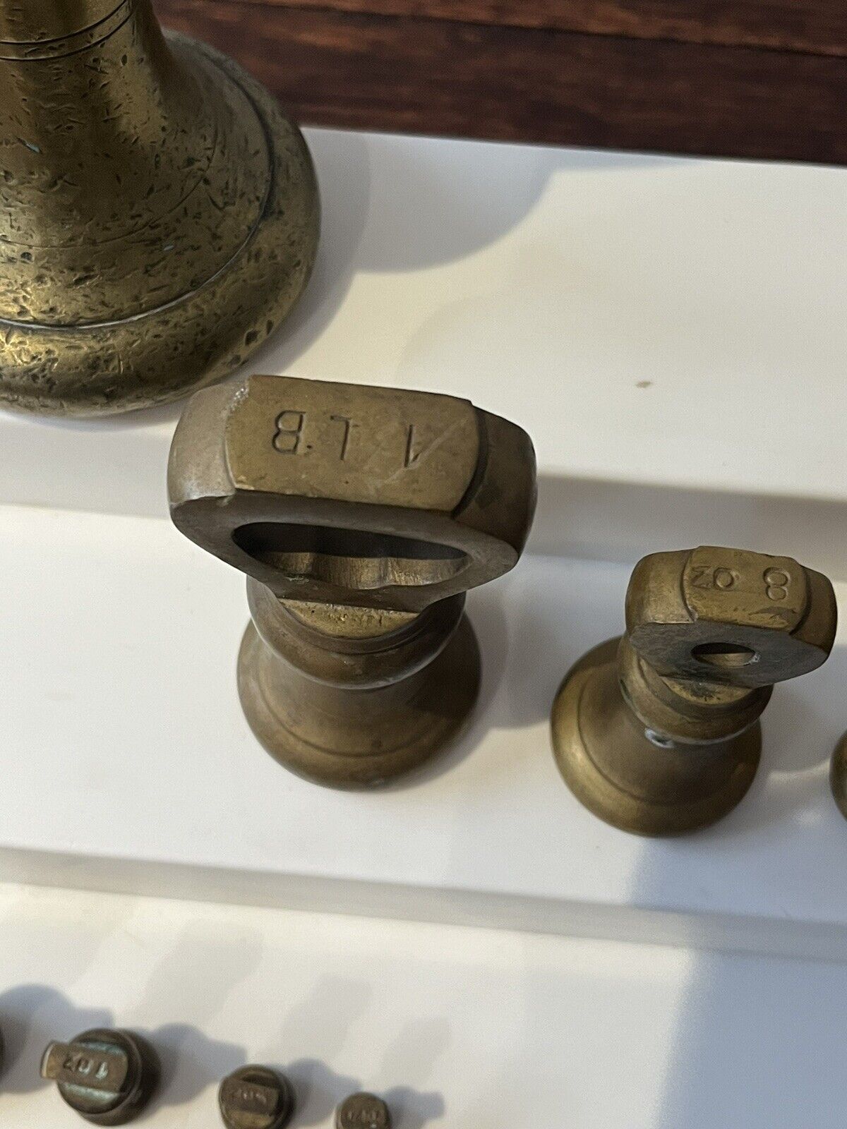 Set Of Brass Bell Weights