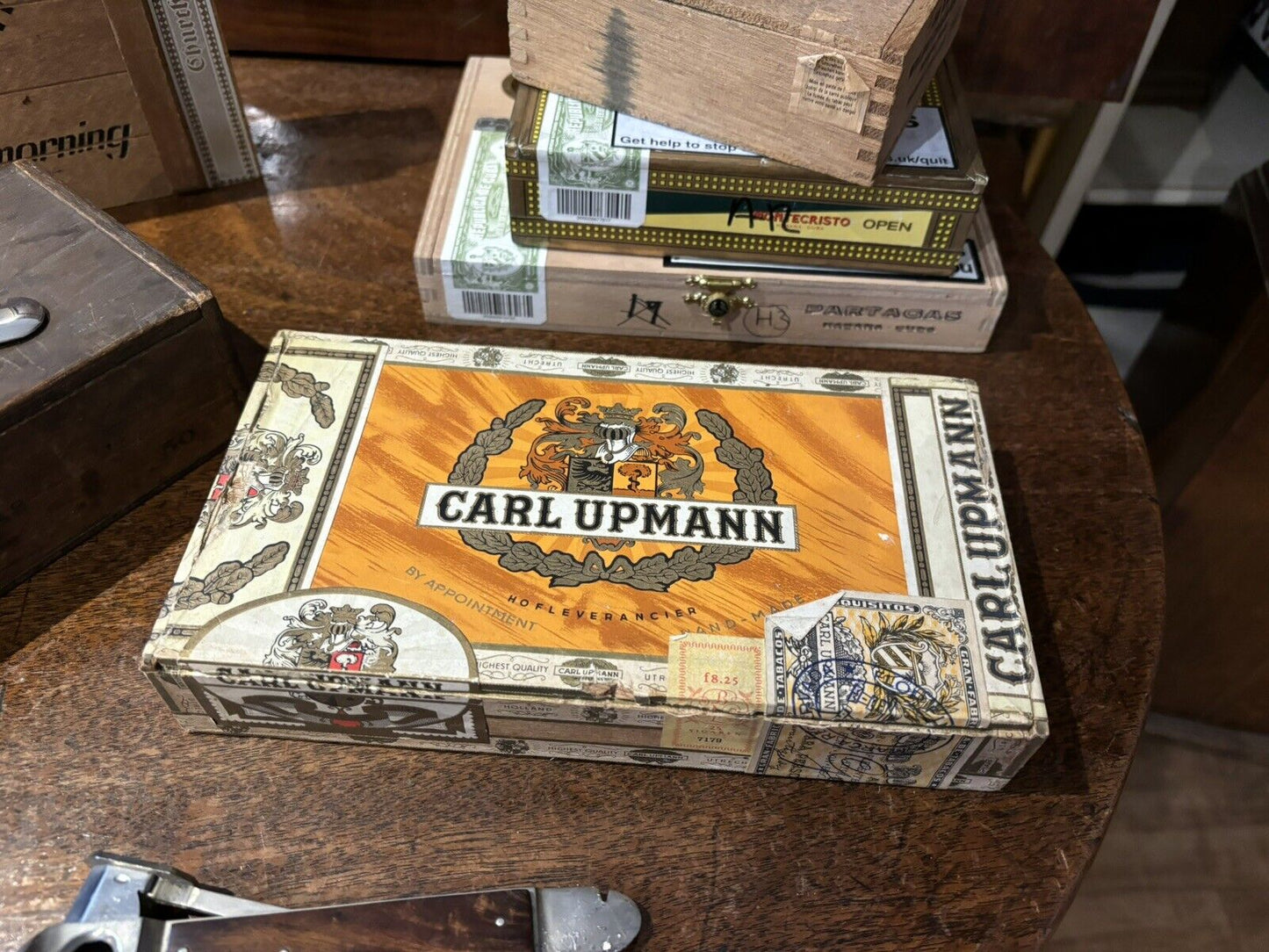 Cigar Boxes And Cigar Cutters