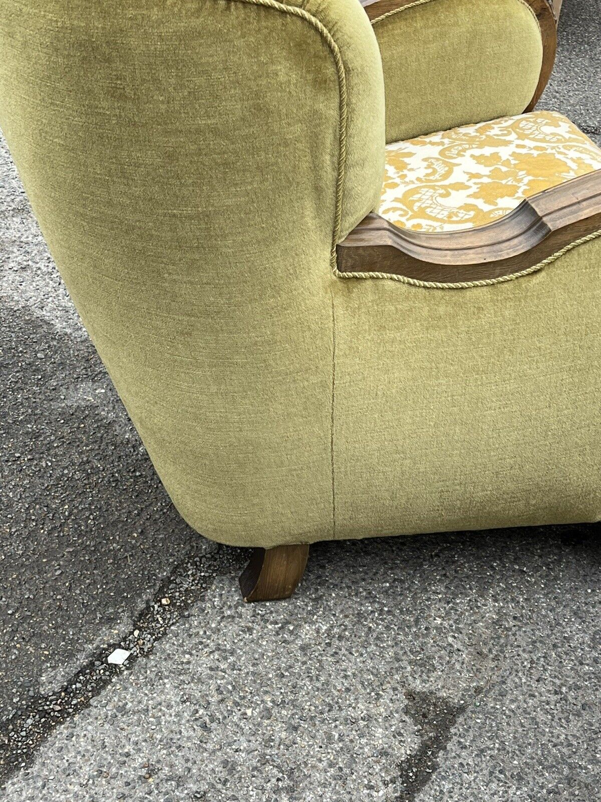 Cloudback Armchairs Very Much Art Deco Inspired, Circa 1970 Mid-Century