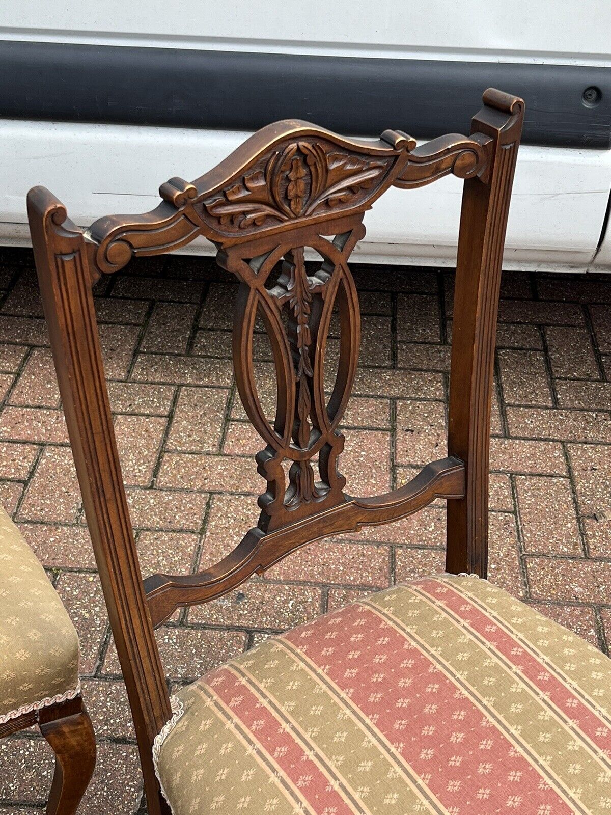 Edwardian Set Of Dining Chairs.