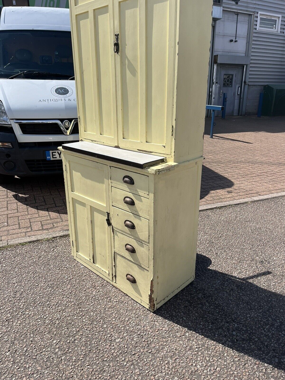 Mid Century Kitchen Cabinet, Loads Of Storage.